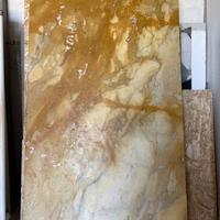 2 lastre di marmo giallo siena