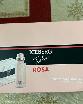 Profumo iceberg twist rosa con beauty case