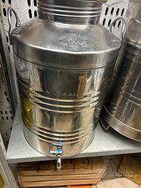 Fusti in acciaio inox 50 lt. per olio e vino