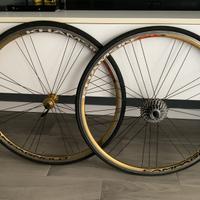 Coppia ruote Campagnolo Khamsin G3 oro