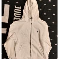 Felpa Ralph Lauren con cappuccio bianca - taglia M