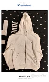 Felpa Ralph Lauren con cappuccio bianca - taglia M