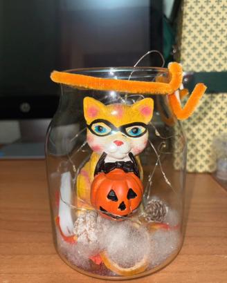 Decorazione Halloween con il gatto