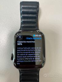 Apple watch Acciaio 7 GPS + Cellular batteria 98%