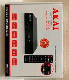 Decoder Digitale Terrestre HD DVB-T2 Akai ZAP266KH