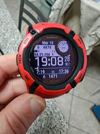 smartwatch Garmin Instinct 2X Solar - Flame Red -