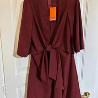 Abito Trussardi Jeans bordeaux taglia 40