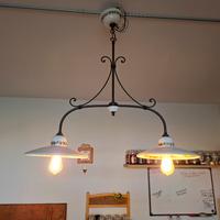 lampadario doppio in stile