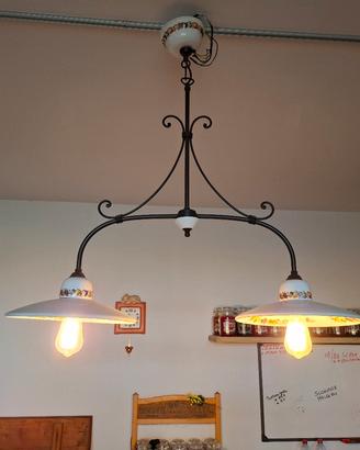 lampadario doppio in stile