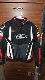 giacca moto.CLOVER tg. XS casco LS2 Airbag 