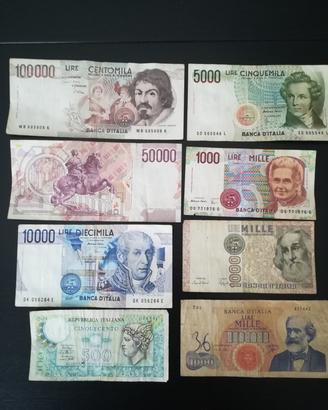 Lotto Banconote Lira