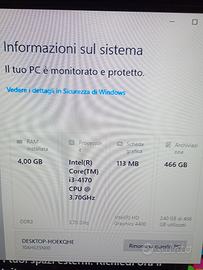 PC fisso Lenovo i3