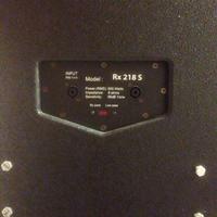 2 subwoofer passivi ASS ACUSTIC RX218S 800W 