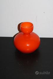 Vaso Vetro artigianale Incamiciato Arancione 198