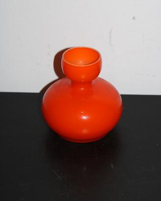 Vaso Vetro artigianale Incamiciato Arancione 198