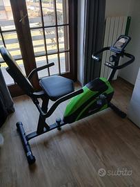 Cyclette orizzontale da camera con display