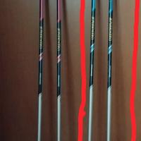 Bastoncini in carbonio nordic walking fissi da 120