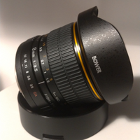 Fisheye 8mm f 3.5 per Canon bower(samyang)