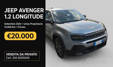 jeep avenger 1.2 turbo cv101 in garanzia jeep