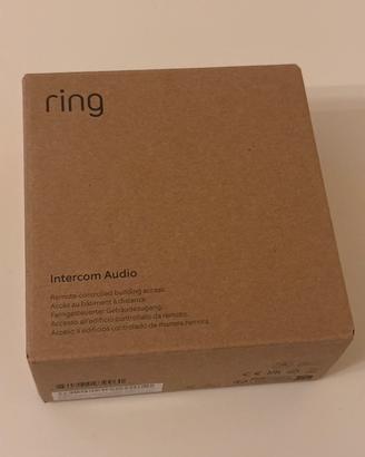 RING Intercome Audio