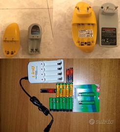 3 caricabatterie più 17 Pile Omaggio