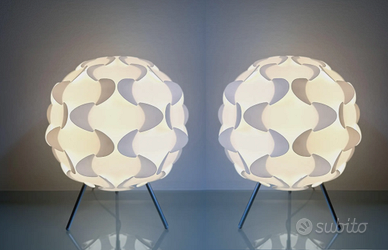 Coppia di Abat Jour Ikea comprensive di lampadine