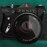 Macchina Fotografica  ZENIT TTL  logo Ollimpiadi