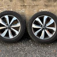 4 cerchi in lega 16”ORIGINALI kia + 4 Pirelli snow