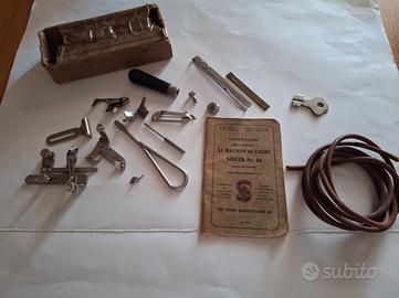Accessori vari x macchina Singer vintage anni '30