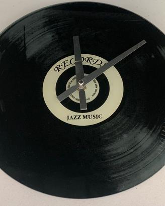 Orologio da parete in vetro effetto vinile – 33 cm
