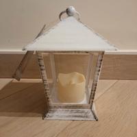 lanterna con candela a pile