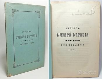 INTORNO L’UNITÀ D’ITALIA NEL 1860 -  MALVICA F.