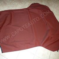 Capote bordeaux rossa Ford Escort cabrio cappotta