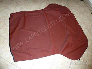 Capote bordeaux rossa Ford Escort cabrio cappotta
