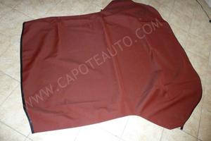Capote bordeaux rossa Ford Escort cabrio cappotta
