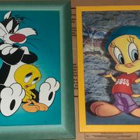 Quadri Silvestro e Titti