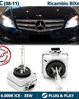 2 Lampadine Ricambio Bi Xenon D1S per MERCEDES CLC