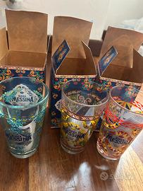 6 bicchieri birra Messina e Spaten