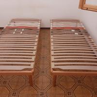 2 reti letto in legno 85 x 200 cm