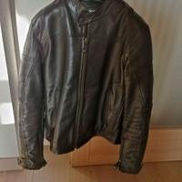 Giacca da moto Alpinestar in pelle nera