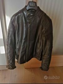 Giacca da moto Alpinestar in pelle nera