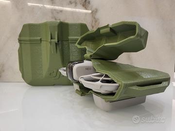 Custodia Dji NEO 1 VERDE con portabatterie