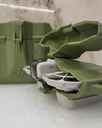 Custodia Dji NEO 1 VERDE con portabatterie