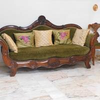 divano stile Luigi Filippo XIX Secolo