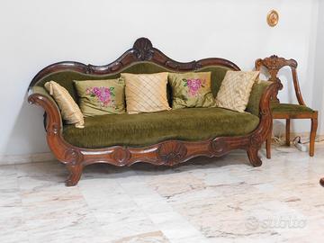 divano stile Luigi Filippo XIX Secolo