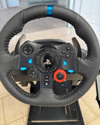 Volante e pedaliera LOGITECH per PLAYSTATION