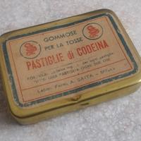 Scatola latta vintage codeina Saita