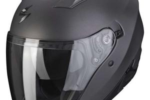 CASCO JET MOTO SCOOTER SCORPION EXO 230 TITANIO OP