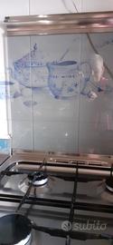 cucina Ariston 4 fuochi acciaio inox