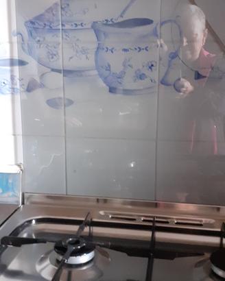 cucina Ariston 4 fuochi acciaio inox